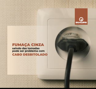 Fumaça Cinza Saindo das Tomadas Pode Ser Problema com Cabo Desbitolado!